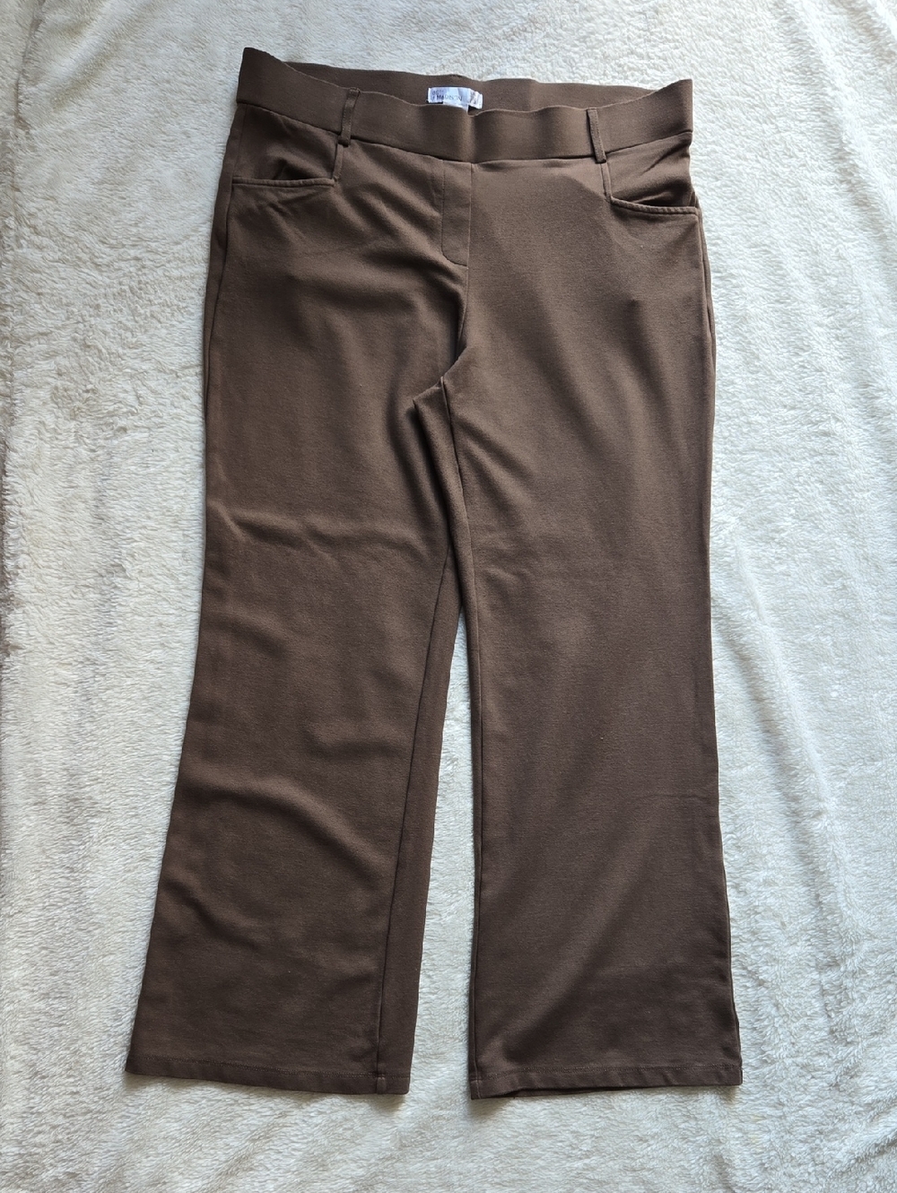 Madison Brown Straight-Leg Jeans Xl/TG,65rayon,30nylon,5spandex